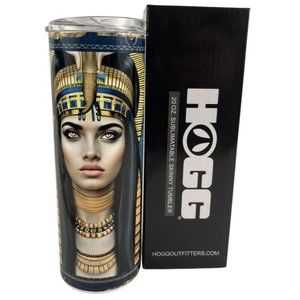 Skinny Tumbler 20oz Egyptian Goddess Hieroglyphics Stainless-Steel Insulated